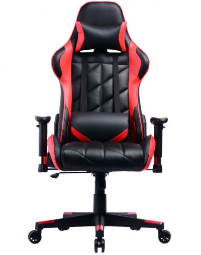 Gaming Chair Reclining Backrest Gamer Racing Office Chair w Cushions Racer Seat